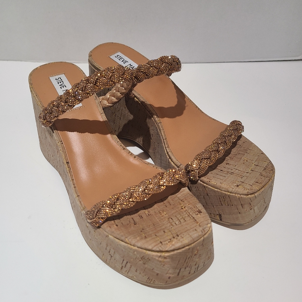 Steve‎ Madden Danya Bronze Sandal Size 9